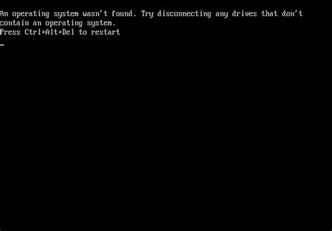 How to Fix ‘An Operating System Wasn’t Found’ Error .